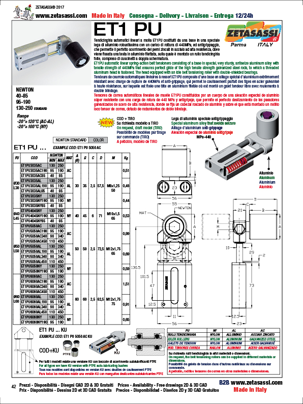 LINEAR DRIVE BELT TENSIONER LINEAR DRIVE BELT TENSIONER